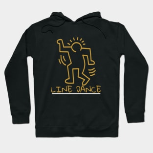 music on and line dance Hoodie